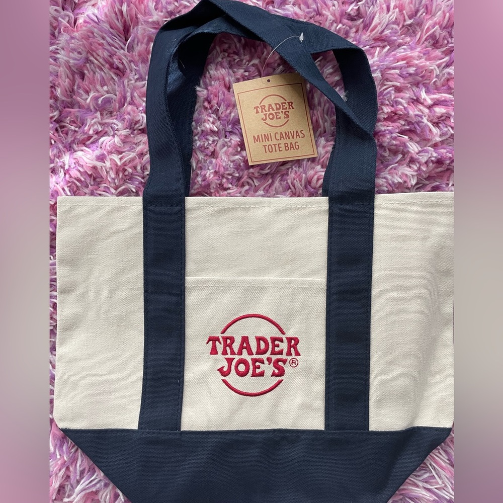 Trader Joe’s mini canvas tote